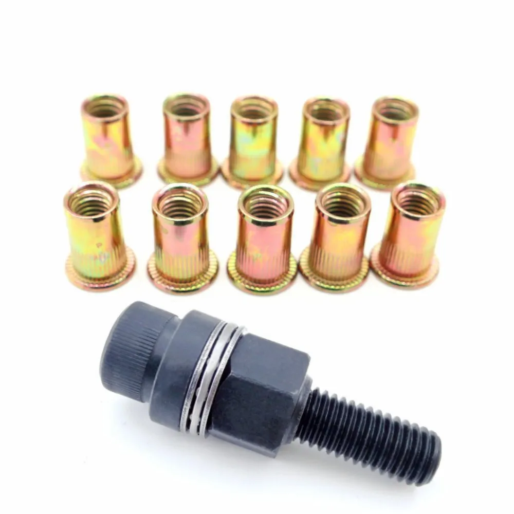 Rivet Setter Tool - 10 Perçin Somunlu El Perçinleme Aleti,
