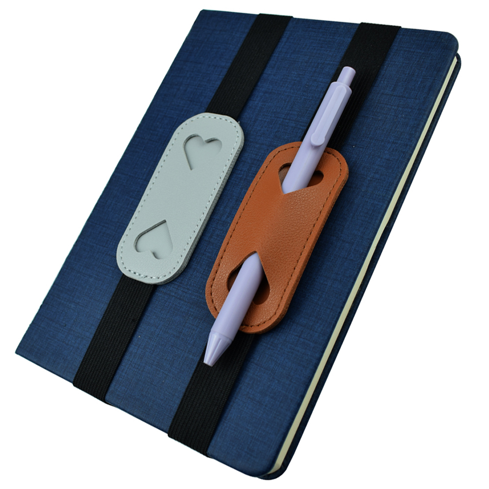 Leatherwork Books - Elastik PU Deri Kalem Tutucu Bandı