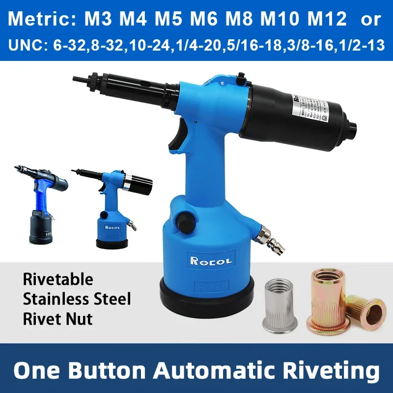 Rivet Setter Tool - Endüstriyel Somun Perçin Tabancası Hidrolik Pnömatik