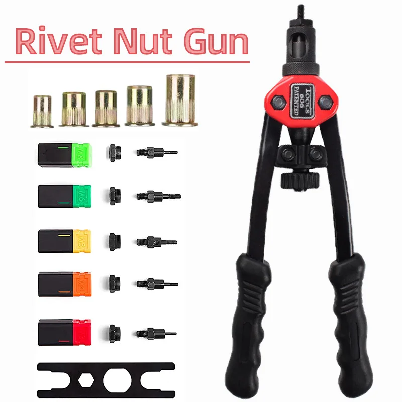 Rivet Setter Tool - BT-606 Mandrel Perçin Somunu Tabancası, El
