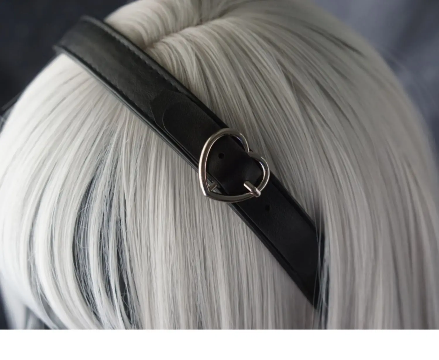 Leatherwork Pony - Gotik Deri kova Kafa Bandı Harajuku