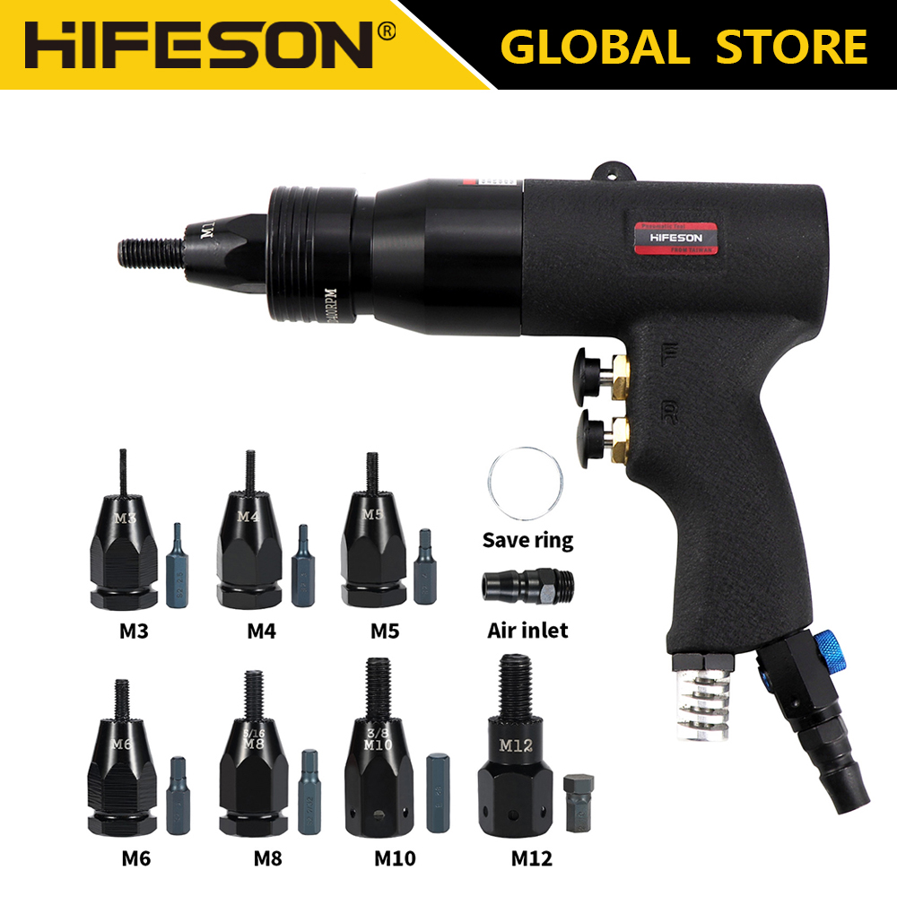 Rivet Setter Tool - HIFESON Kendinden Kilitli Pnömatik Perçin Somunu