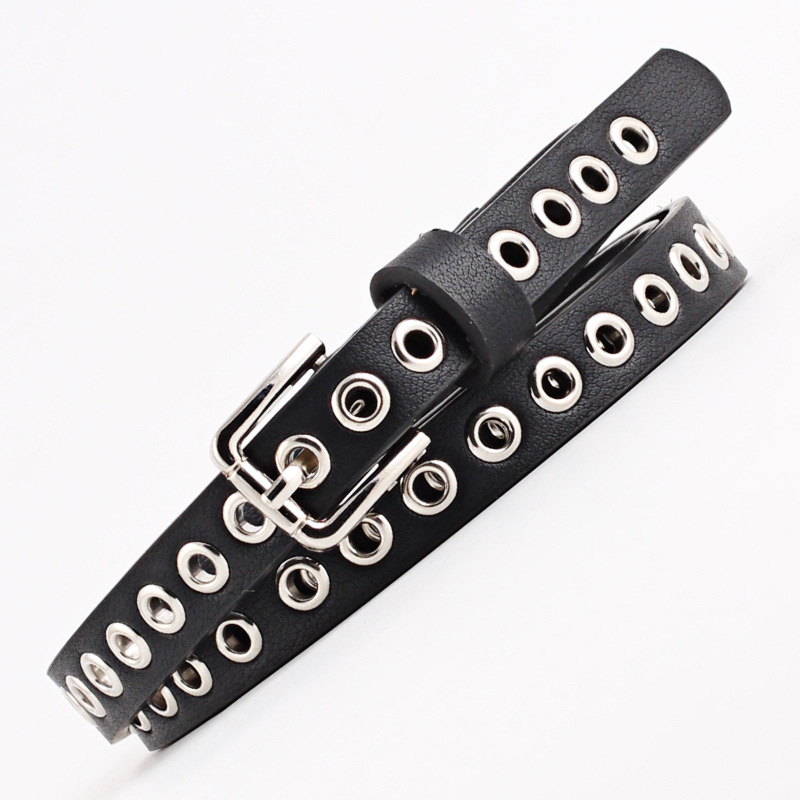 Leatherwork Eyelets - 1.4 cm Kadın Pantolon Kemer Punk