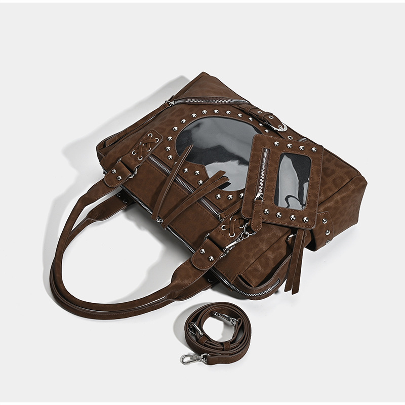 Punk Leopar Desenli Perçinli M - Leatherwork Rivets incelemesi ve fiyatı