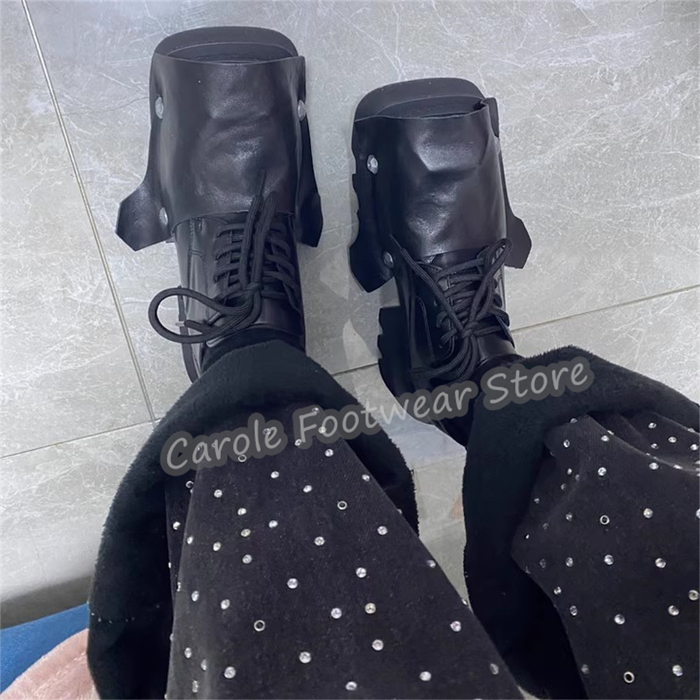 Erkekler için Moda Kare Burunl - Leatherwork Rivets incelemesi ve fiyatı