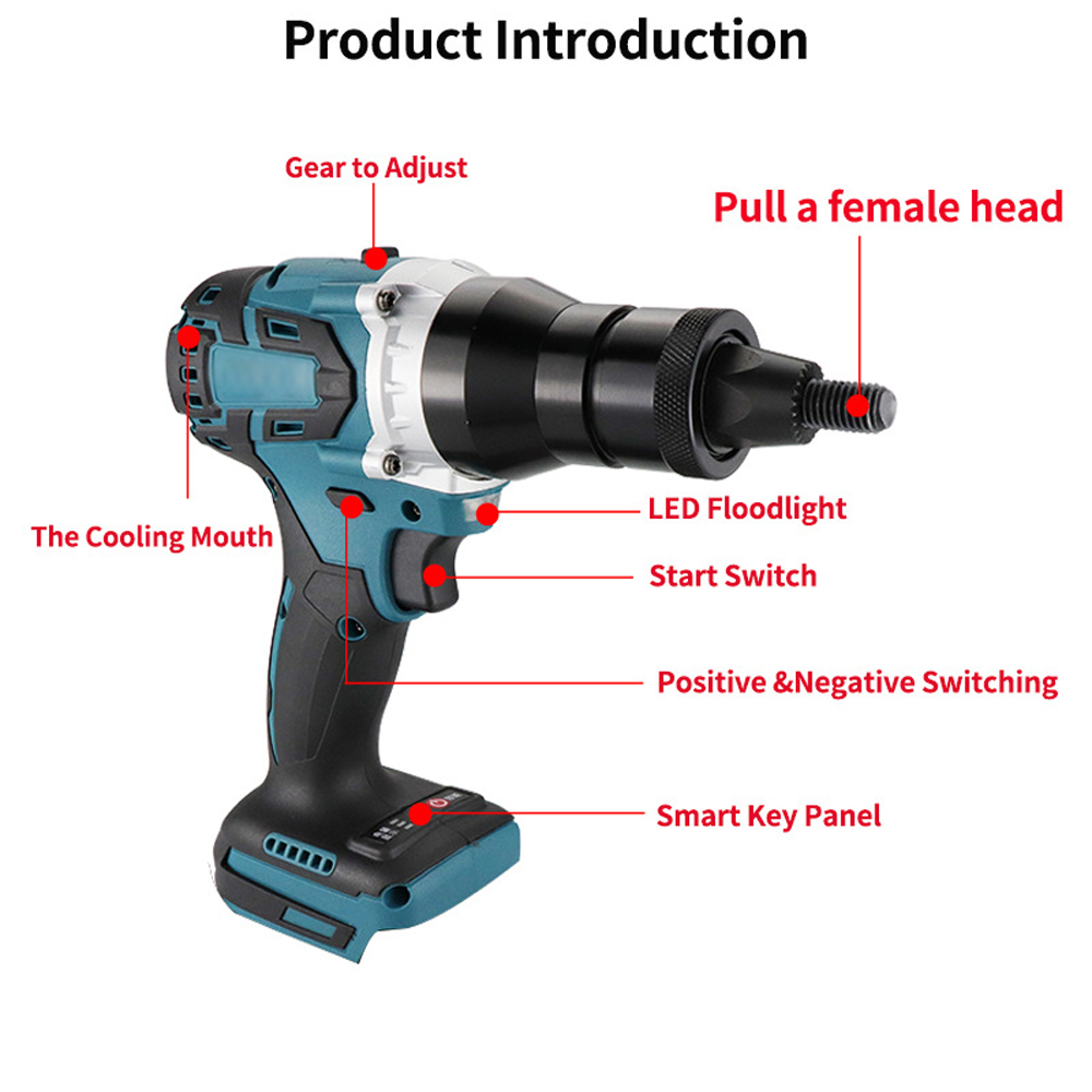 Elektrikli Perçinleme Tabancas - Rivet Setter Tool incelemesi ve fiyatı