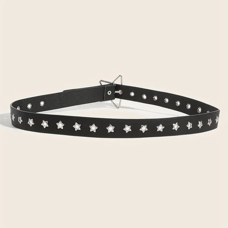 Y2K Punk Yıldızı Delikli Siyah - Leatherwork Eyelets incelemesi ve fiyatı