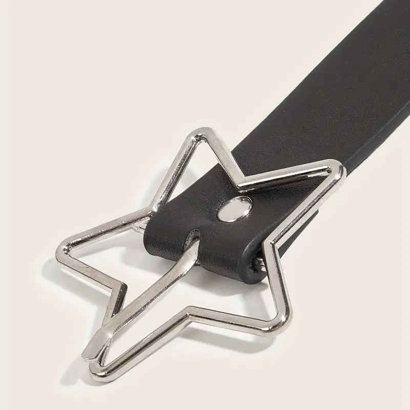 Y2K Punk Yıldızı Delikli Siyah - Leatherwork Eyelets incelemesi ve fiyatı