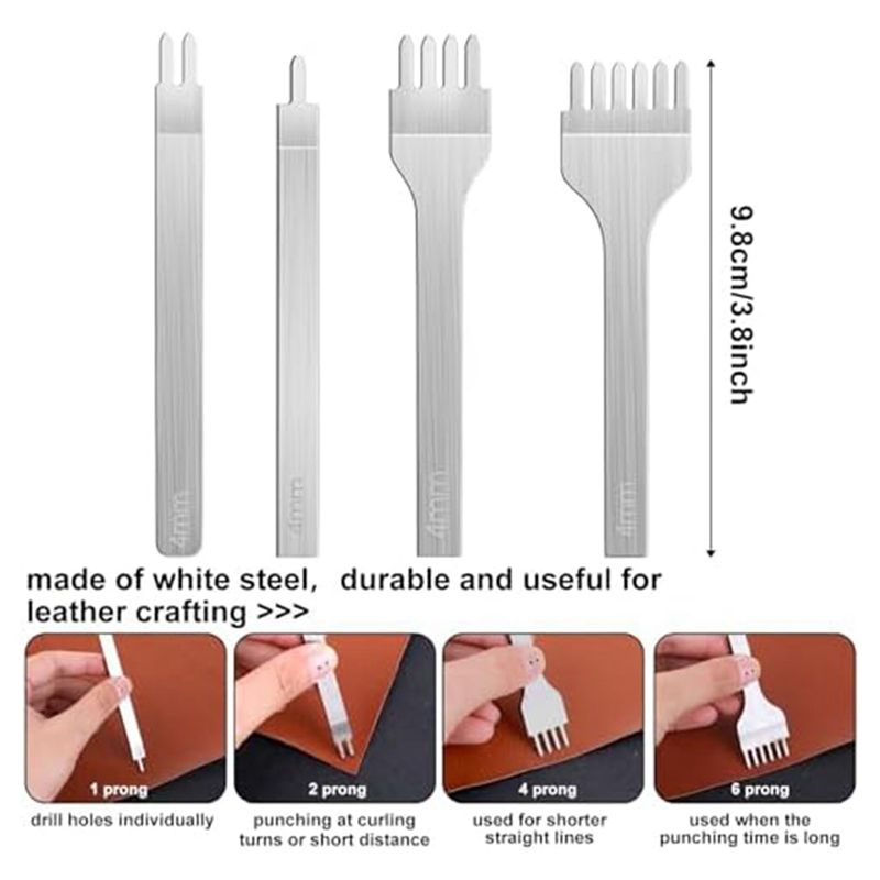 ABHI-14 Parça Deri İşleme Alet - Leatherwork Beginner Tools incelemesi ve fiyatı