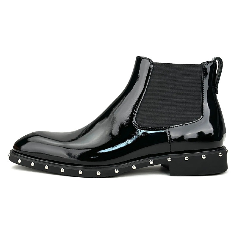 Tasarımcı Sivri Burun Chelsea  - Leatherwork Rivets incelemesi ve fiyatı