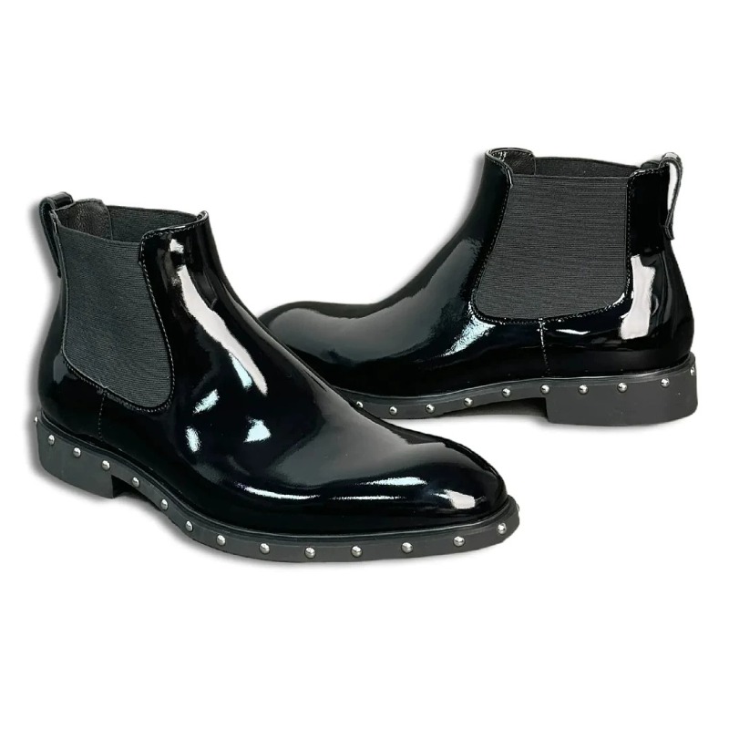 Tasarımcı Sivri Burun Chelsea  - Leatherwork Rivets incelemesi ve fiyatı