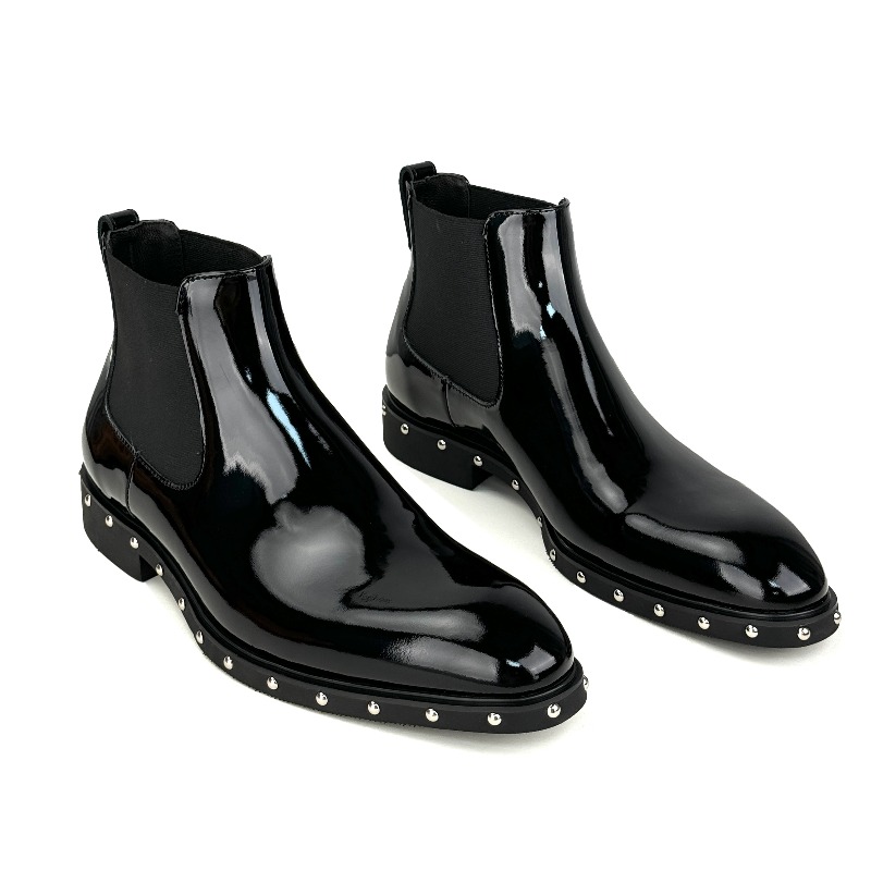 Tasarımcı Sivri Burun Chelsea  - Leatherwork Rivets incelemesi ve fiyatı