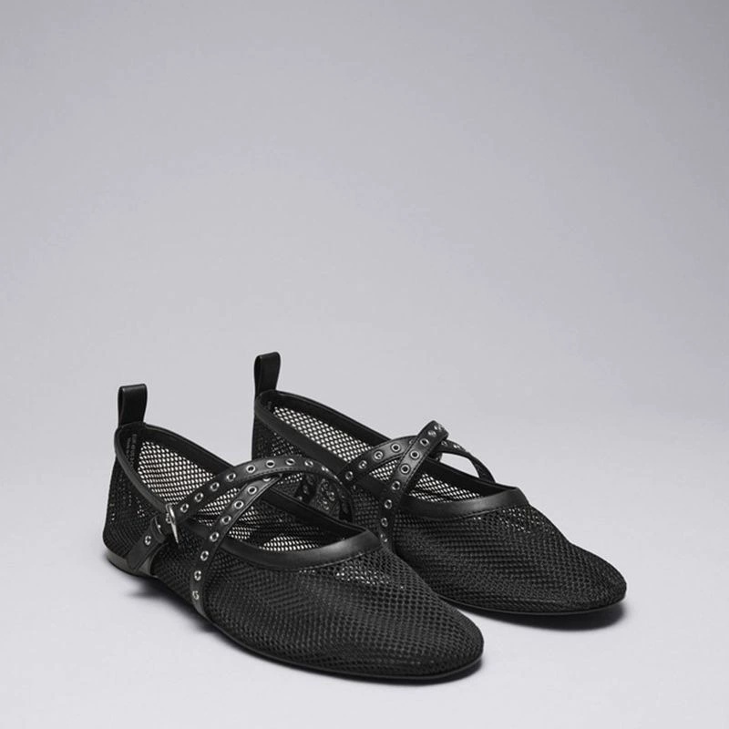 Kadınlar için Fileli Bale Babe - Leatherwork Eyelets incelemesi ve fiyatı