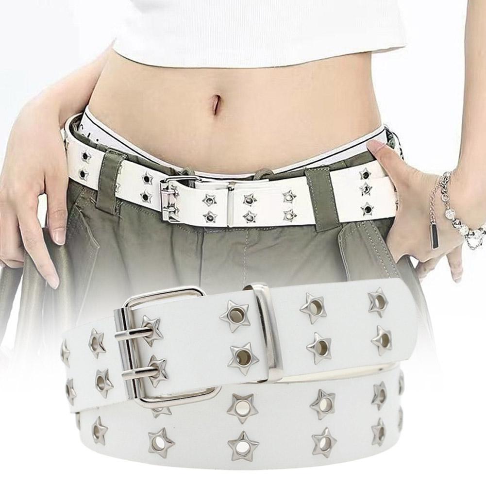 Y2K Punk Perçinli Deri Kemerle - Leatherwork Eyelets incelemesi ve fiyatı