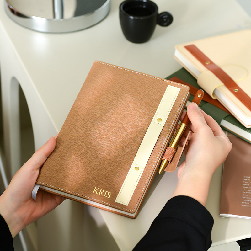 Gravür PU Kapak A5 Defter İş O - Leatherwork Books incelemesi ve fiyatı