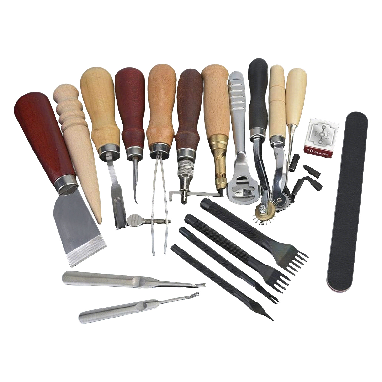 Deri Aletleri, 19 Parça Deri İ - Leatherwork Beginner Tools incelemesi ve fiyatı