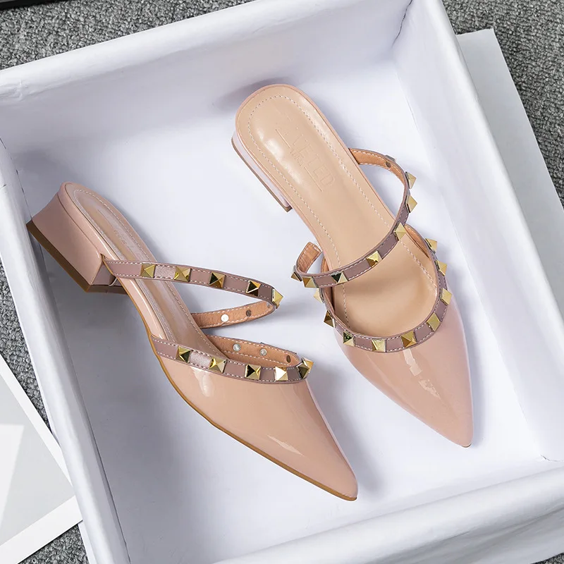 2026 Yaz Sivri Yarım Terlik Ka - Leatherwork Rivets incelemesi ve fiyatı