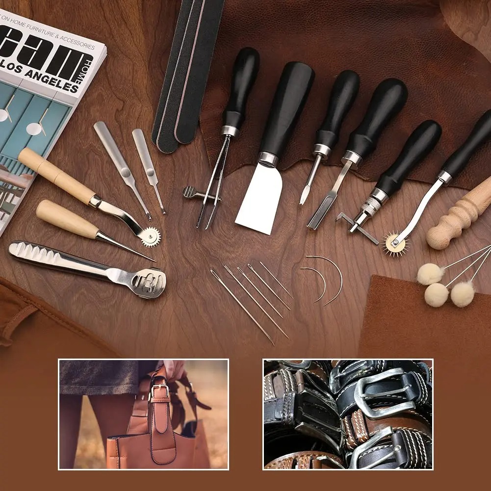 Fenrry 37 Adet Deri Çalışma Ar - Leatherwork Beginner Tools incelemesi ve fiyatı