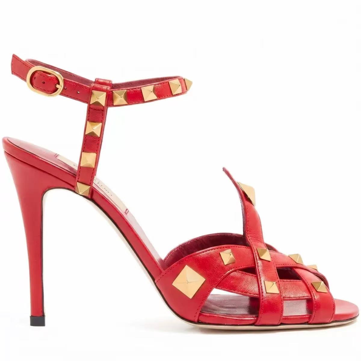 Kadın Roma Çivili Sandalet, 10 - Leatherwork Rivets incelemesi ve fiyatı